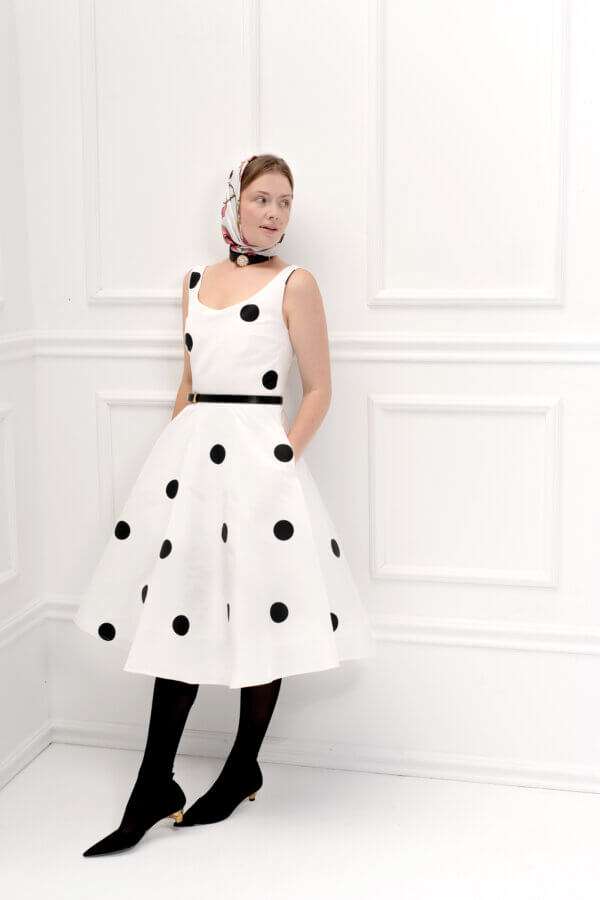 TIFFANY Polka - Dot Kleid