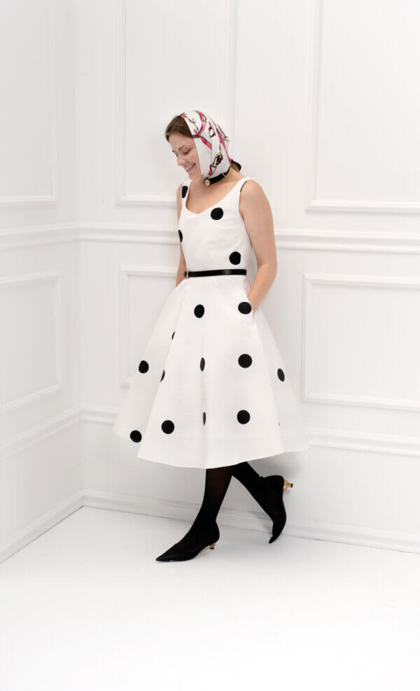TIFFANY Polka - Dot Kleid – Bild 4