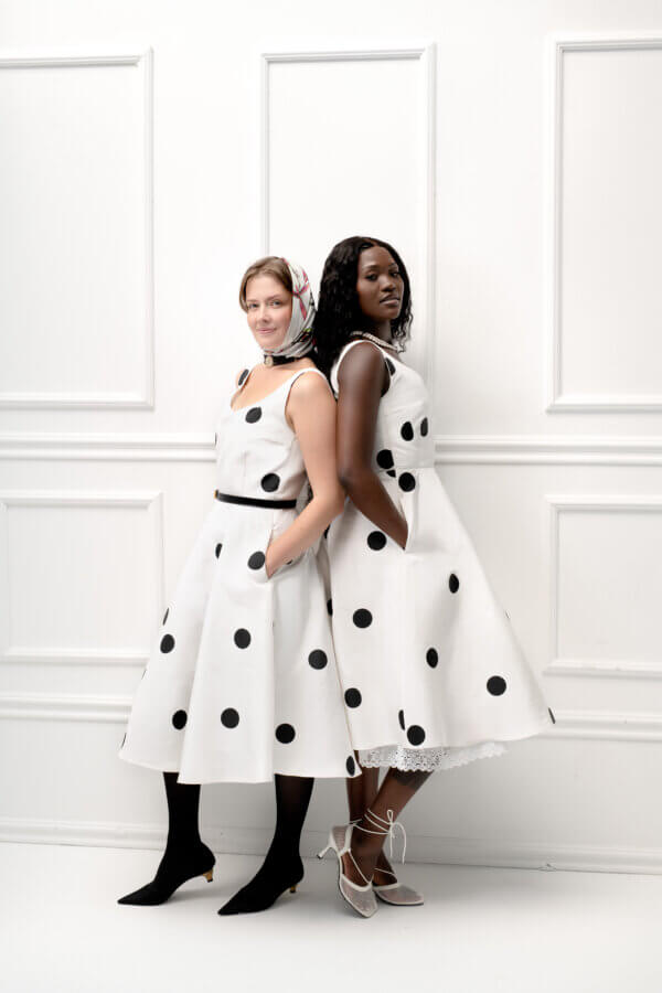 TIFFANY Polka - Dot Kleid – Bild 3